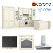 Kitchen VERONA-mobili UNICA + SMEG appliances