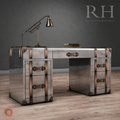 Buffet / RH Richards Metal Trunk Desk
