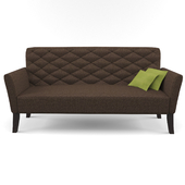 Sofa with padded backrest