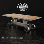 Dining table Train-crank-table