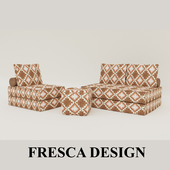 Set FrescaDesign пуф, кресло, диван