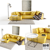 B&B italia Bend Sofa