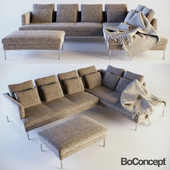 2 Istra sofa with lounging unit