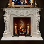 Antique Rococo Fireplaces - Louis XV