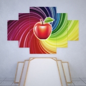 Modular painting &quot;Apple&quot;