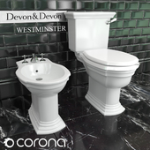 Toilet bowl and bidet Devon & Devon Westminster
