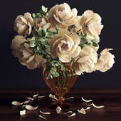 A bouquet of roses in a vase 4