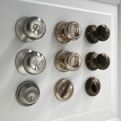 Door knobs and locks