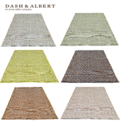 Dash & Albert Lattice Stone Woven Cotton Rug
