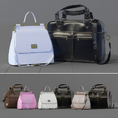 Деловая кожаная сумка Dr.Koffer + женская сумка Dolce Gabbana