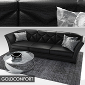 Goldconfort Vanity sofa - Roche Bobois Lingotto coffee table