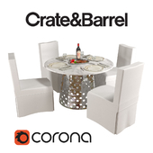 Crate and Barrel Como and Slip