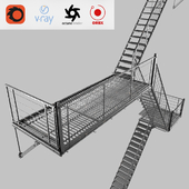 Evacuation ladder / Эвакуационная лестница