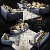 Диван Napoli Sofa Club blue