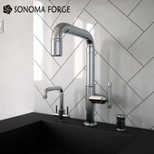 Sonoma Forge, Nickel Brut Faucet With Point of Use
