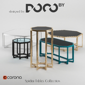 Collection of tables Spider designed by DOCOby