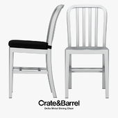 Crate & Barrel - Delta Metal Dining Chair