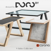 Collection of tables V-collection designed by DOCOby