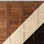 Wooden panels in classic style