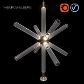 Yabu Pushelberg _ handblown celestial lighting collection
