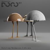 Table lamp DocoDuck collection Mushrooms from the interior design studio DOCOby
