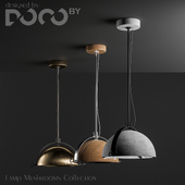 Lamp collection Mushrooms from the interior design studio DOCOby