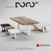 Collection of tables B-collection designed by DOCOby