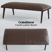 Cavett Leather Bench