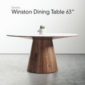 Winston Dining Table Sandro Veneer 63