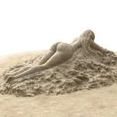 Figure of sand