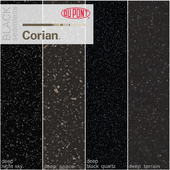 Dupont Corian Kitchen Countertops Black 2