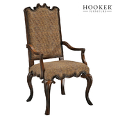 Hooker Furniture Dining Room Canterbury Ebony Arm Chair