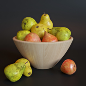 Vase with pears