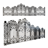 Forged gates wickets and fences