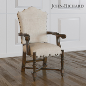 French Linen Dining Armchair