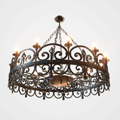 Forged chandelier
