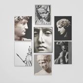Современный сборник фотографий античных скульптур