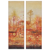 Autumn Delight Canvas Art (Set of 2)