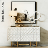Ghost White Credenza by John Richard