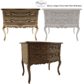 Rococo Antique French Style Chest Of Drawers