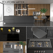 Kitchen Poliform Varenna Artex (vray GGX, corona PBR)