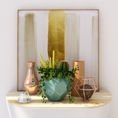 Decor Set Clean - Collection gold rose