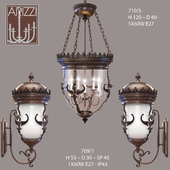 Бра уличное Arizzi, подвесные уличные фонари Arizzi