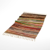 Rug with folds
