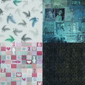 Wall&deco - Contemporary Wallpaper Pack 38
