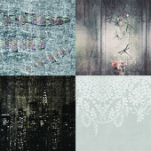 Wall&deco - Contemporary Wallpaper Pack 31
