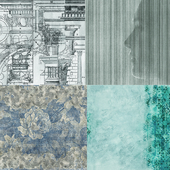Wall&deco - Contemporary Wallpaper Pack 1