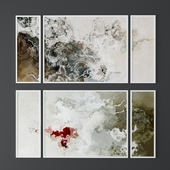 A set of abstract paintings from FinnellFineArt