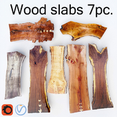 Wood Slab | Wooden slab 7pcs