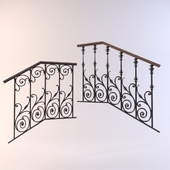 Forged fences for stairs